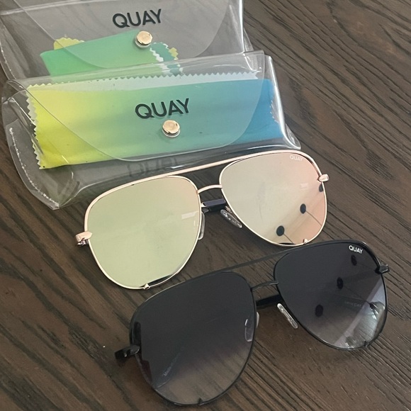 Quay Australia HIGH KEY Polarized Sunglasses (2 pairs) - Picture 1 of 7